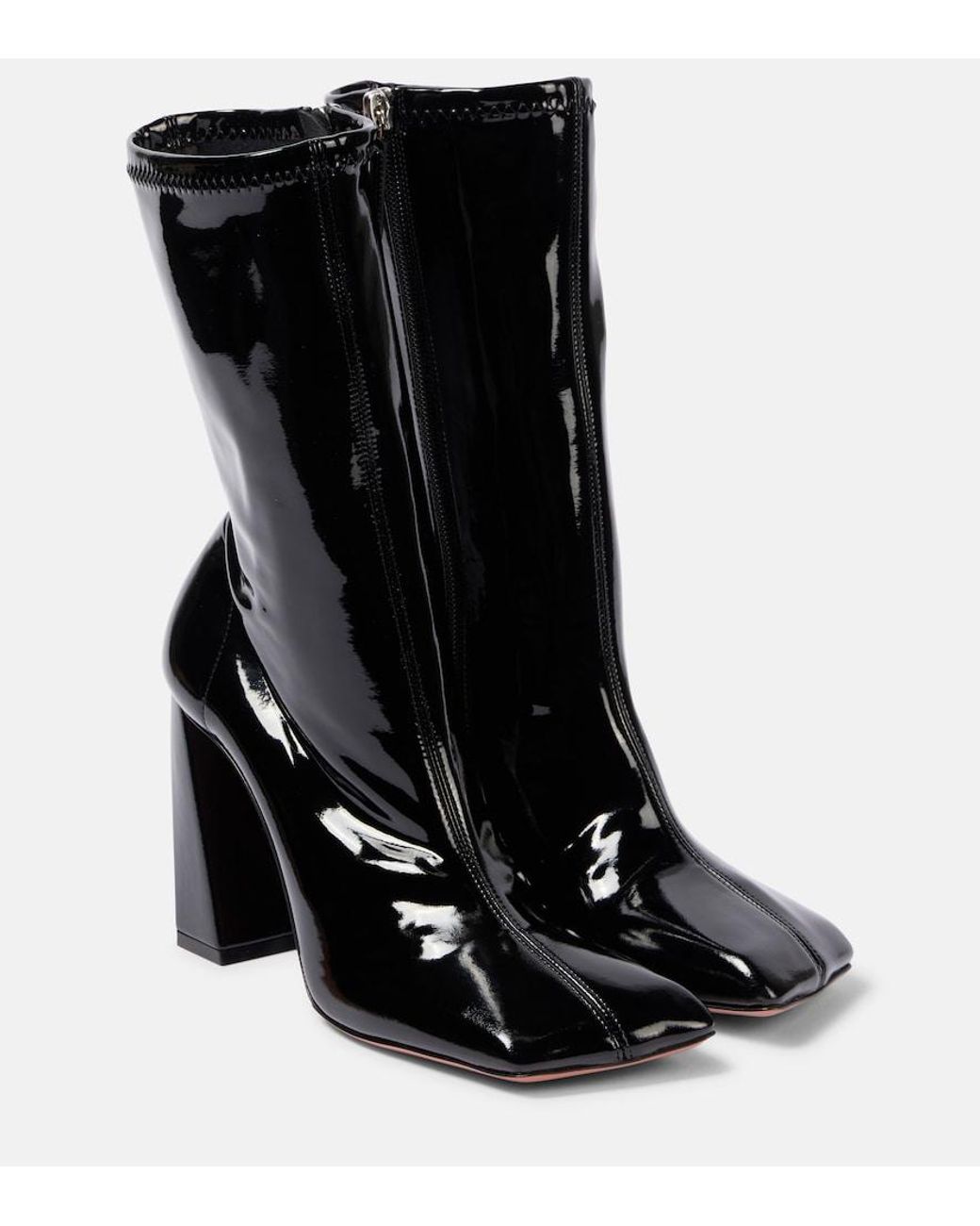 AMINA MUADDI Black Marine Stretch Boots