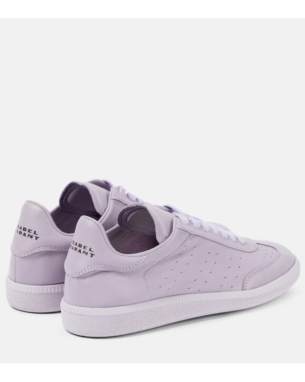 Isabel Marant Purple Kaycee Leather Sneakers