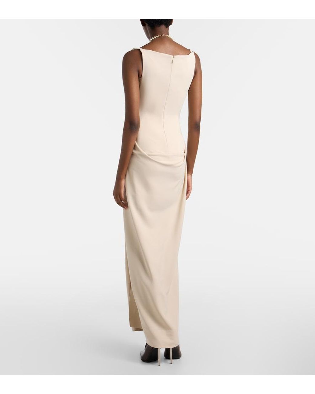 Vivienne Westwood Natural Iwona Draped Corset Dress