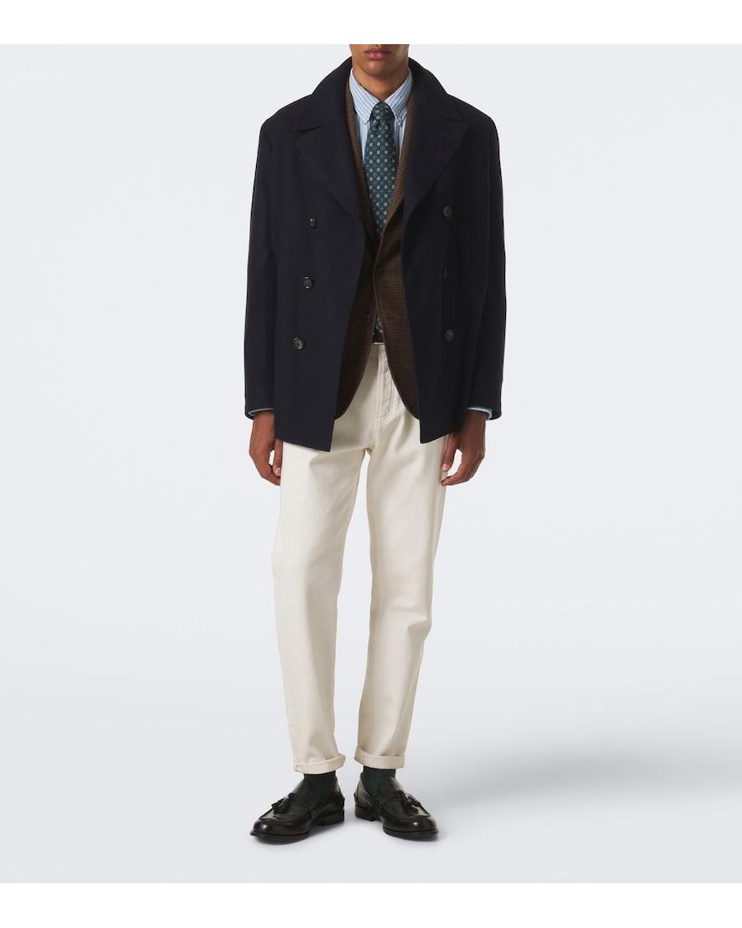 Polo Ralph Lauren Brown Checked Wool-Blend Blazer for men