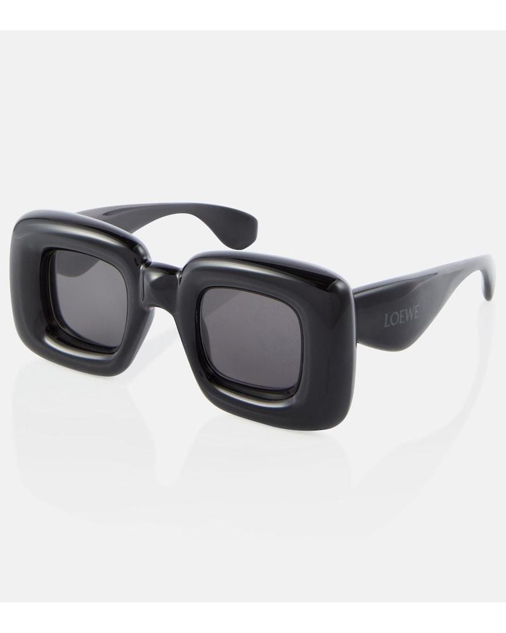 Loewe Black Eckige Sonnenbrille Inflated