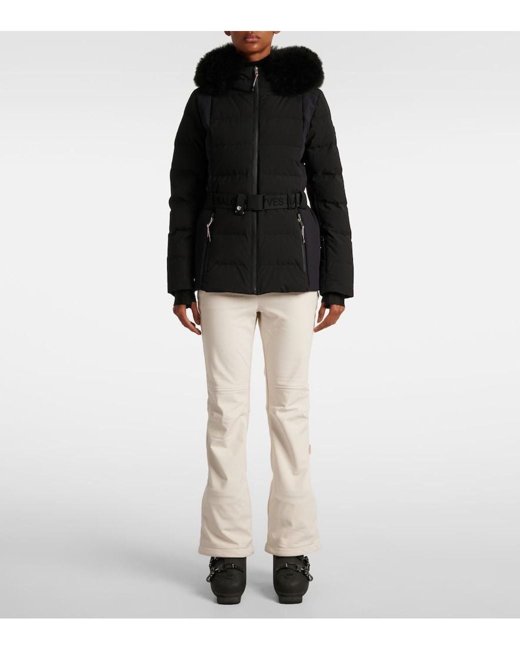 Yves Salomon Natural Logo Ski Pants