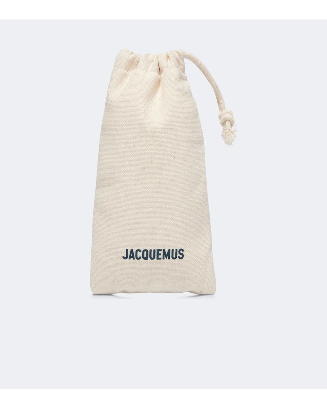 Jacquemus Black Capri Rectangular Sunglasses