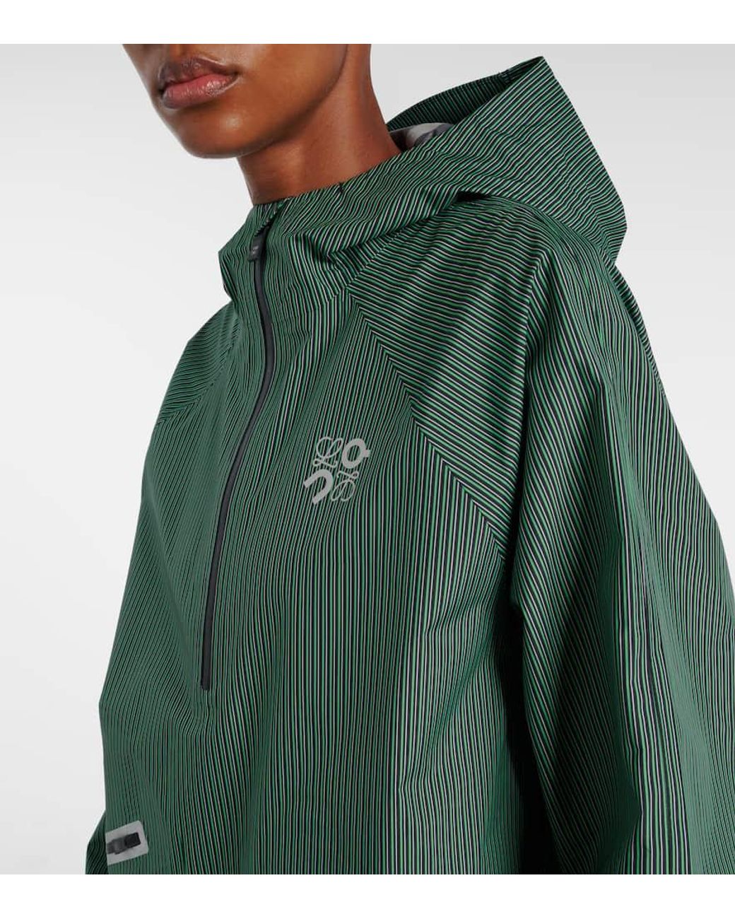 Loewe Green X On Storm Anorak Jacket