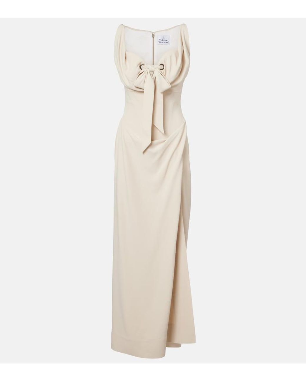 Vivienne Westwood Natural Iwona Draped Corset Dress