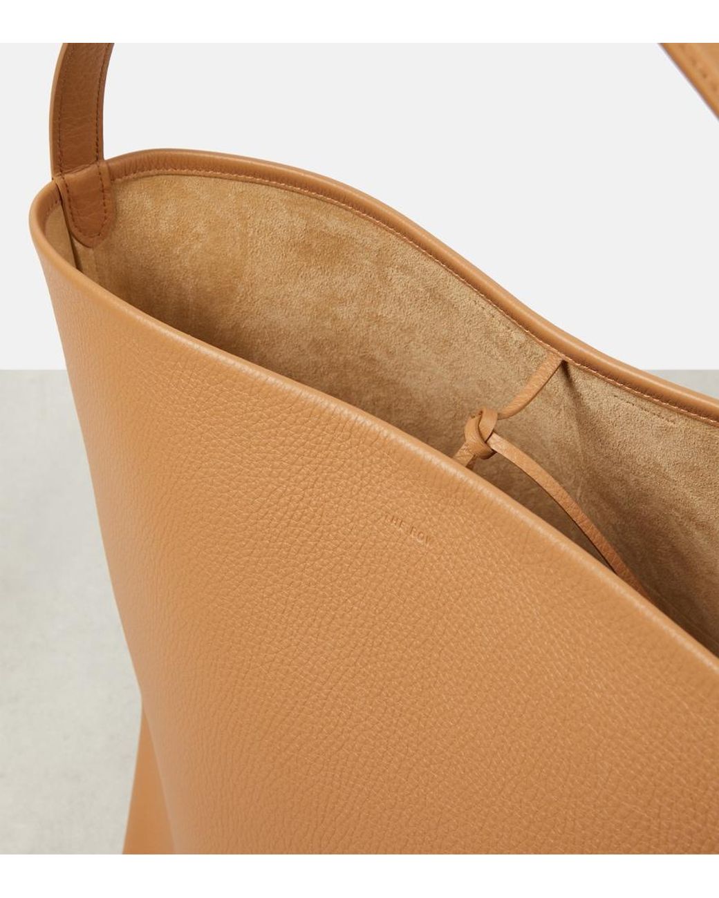 The Row Brown Tote Bag N/S Park Large Aus Leder