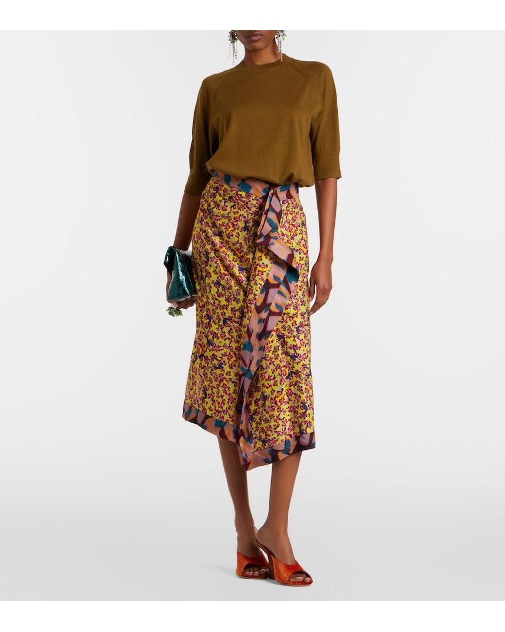 Dries Van Noten Brown Wool Sweater