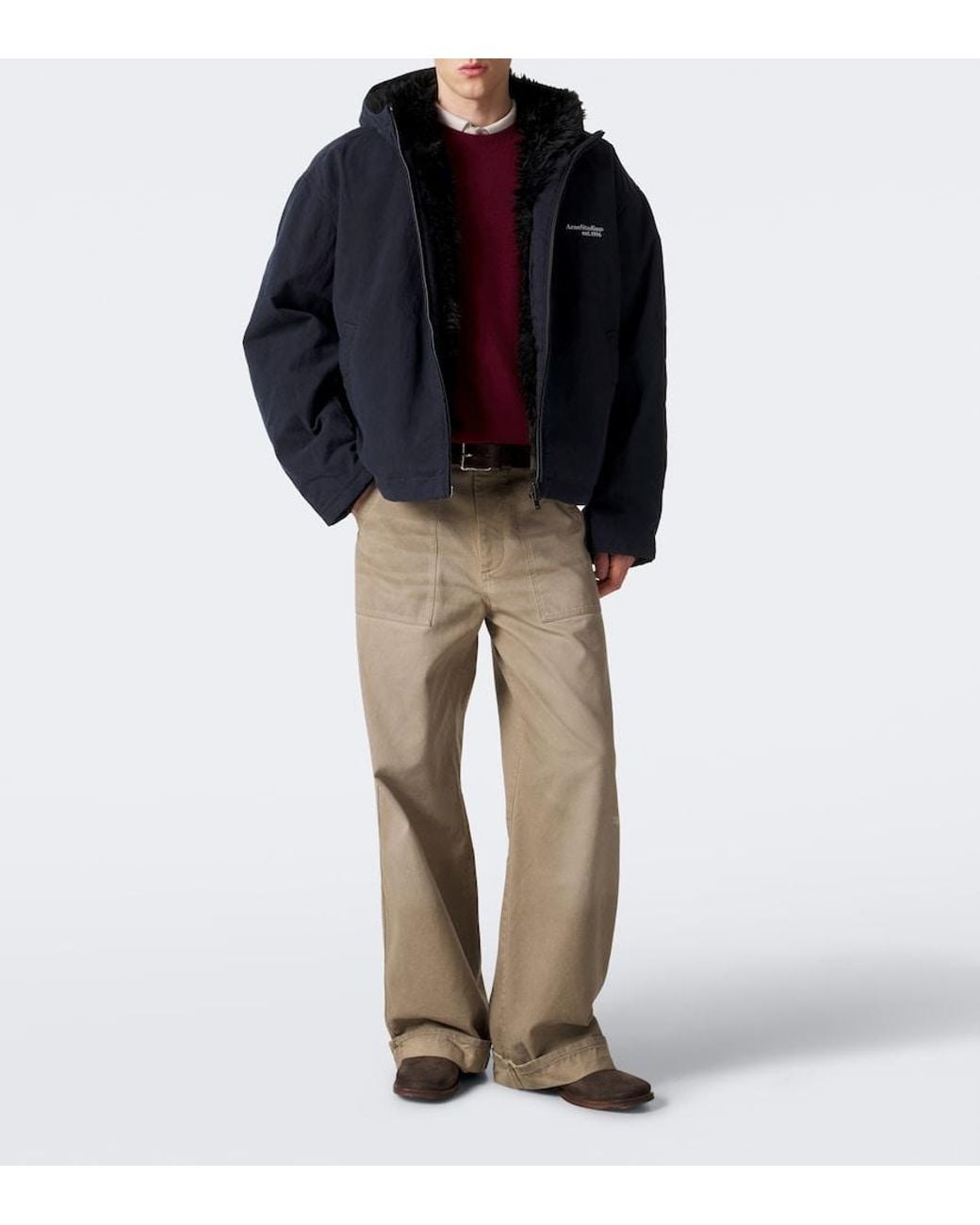 Pullover di Acne in Red da Uomo