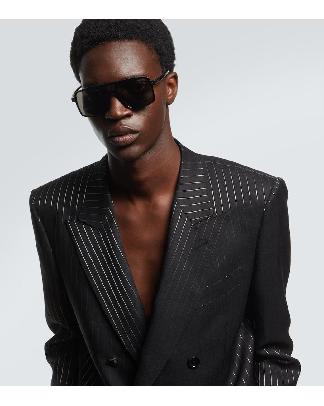 Tom Ford Gray Kemp Aviator Sunglasses for men