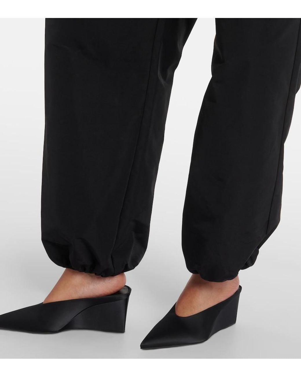 Alaïa Blue Balloon Straight Pants