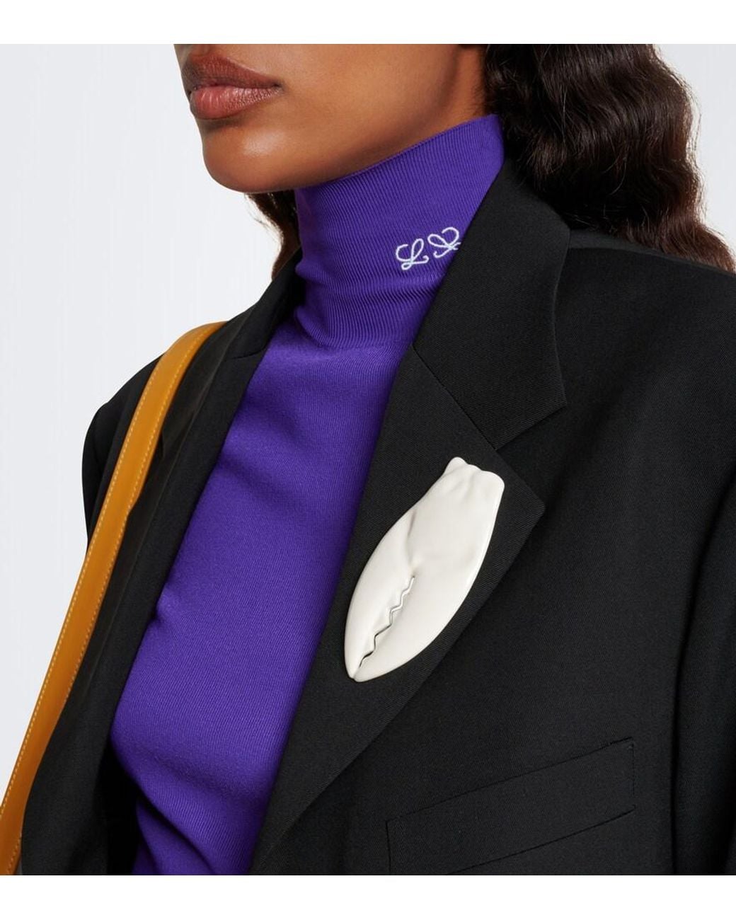 Loewe White X Cosima Von Bonin Small Claw Brooch