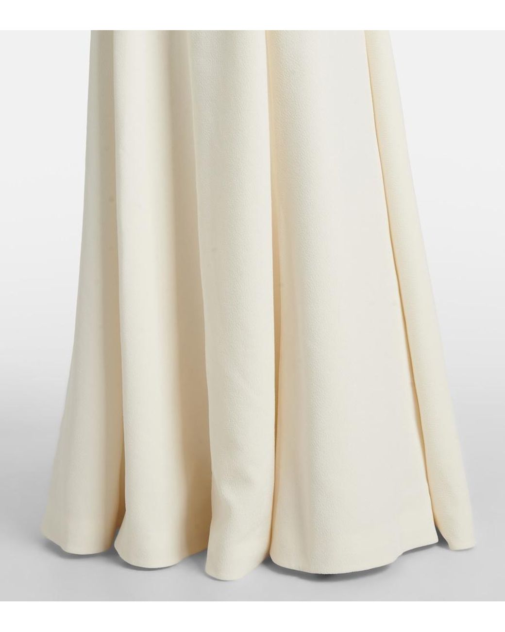 Emilia Wickstead White Malinda High-Neck Gown