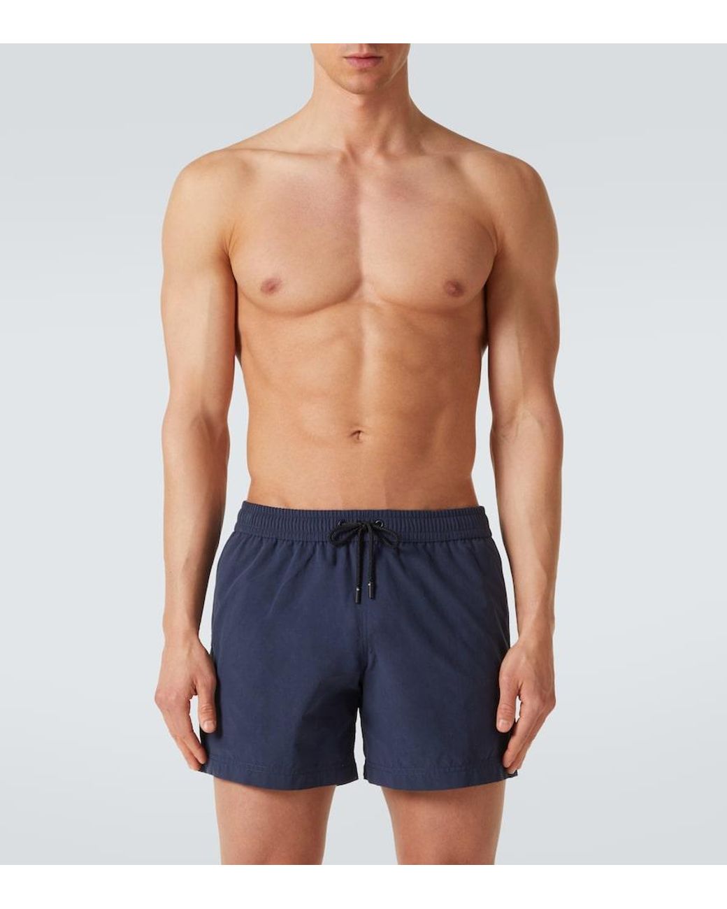 Commas Blue Swim Trunks for men