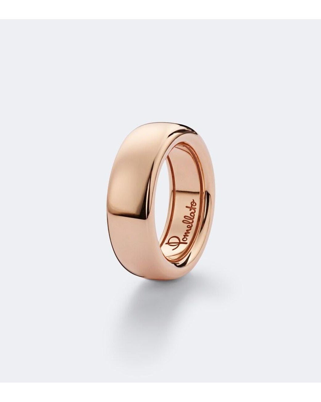 Pomellato White Iconica Medium 18Kt Rose Ring