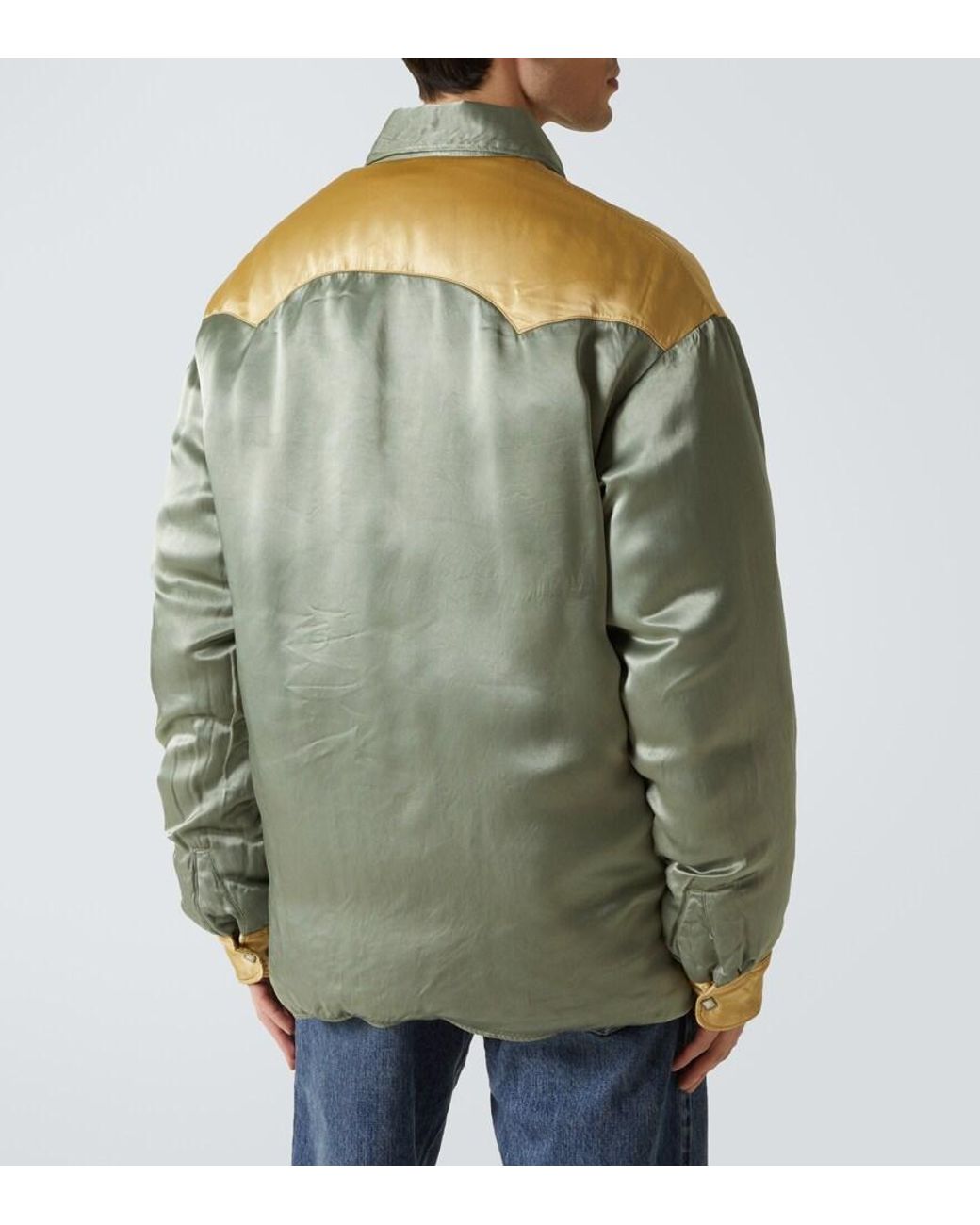 Visvim Green Lightcloud Down Jacket for men