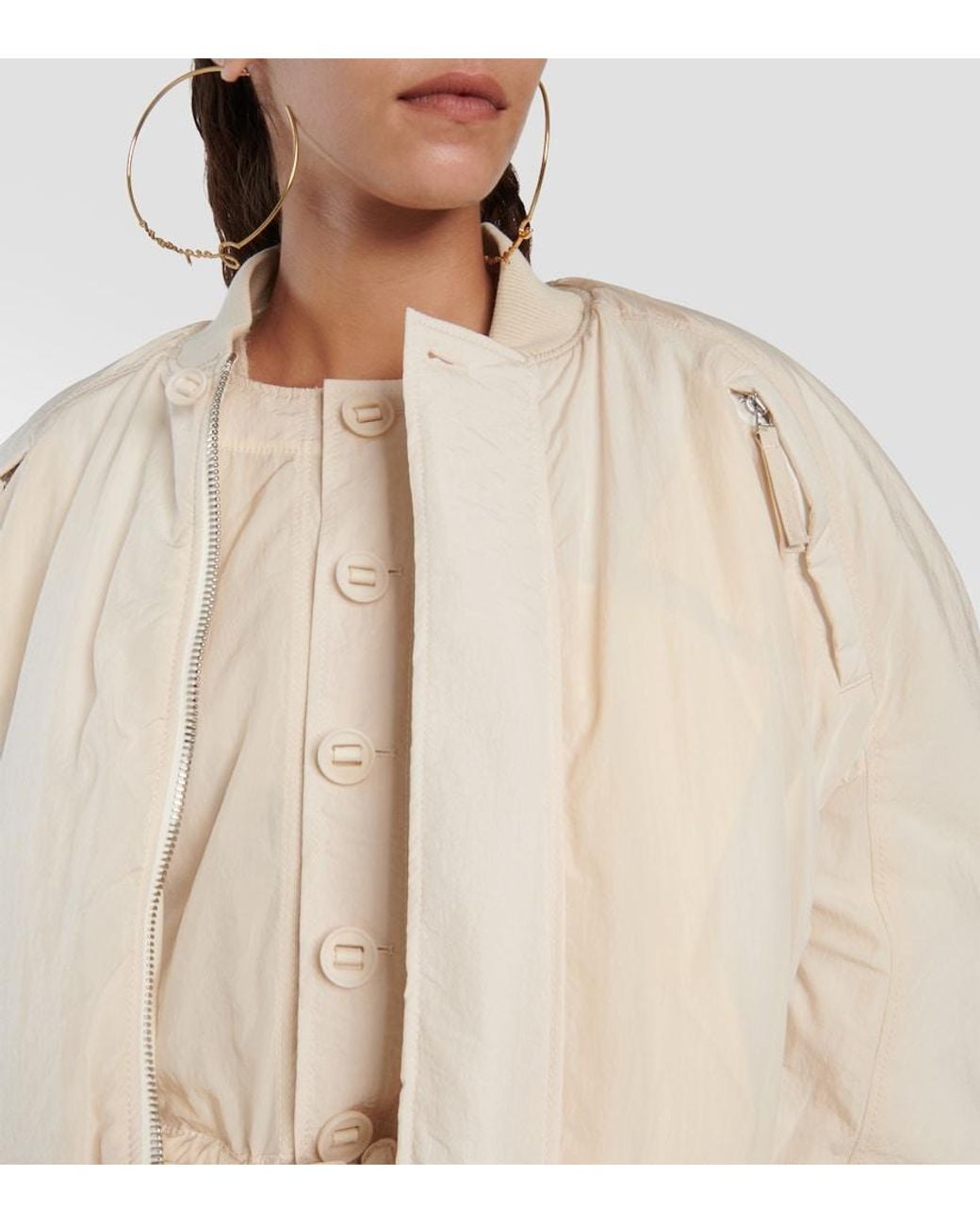 Jacquemus Natural Le Bomber Bahia Jacket