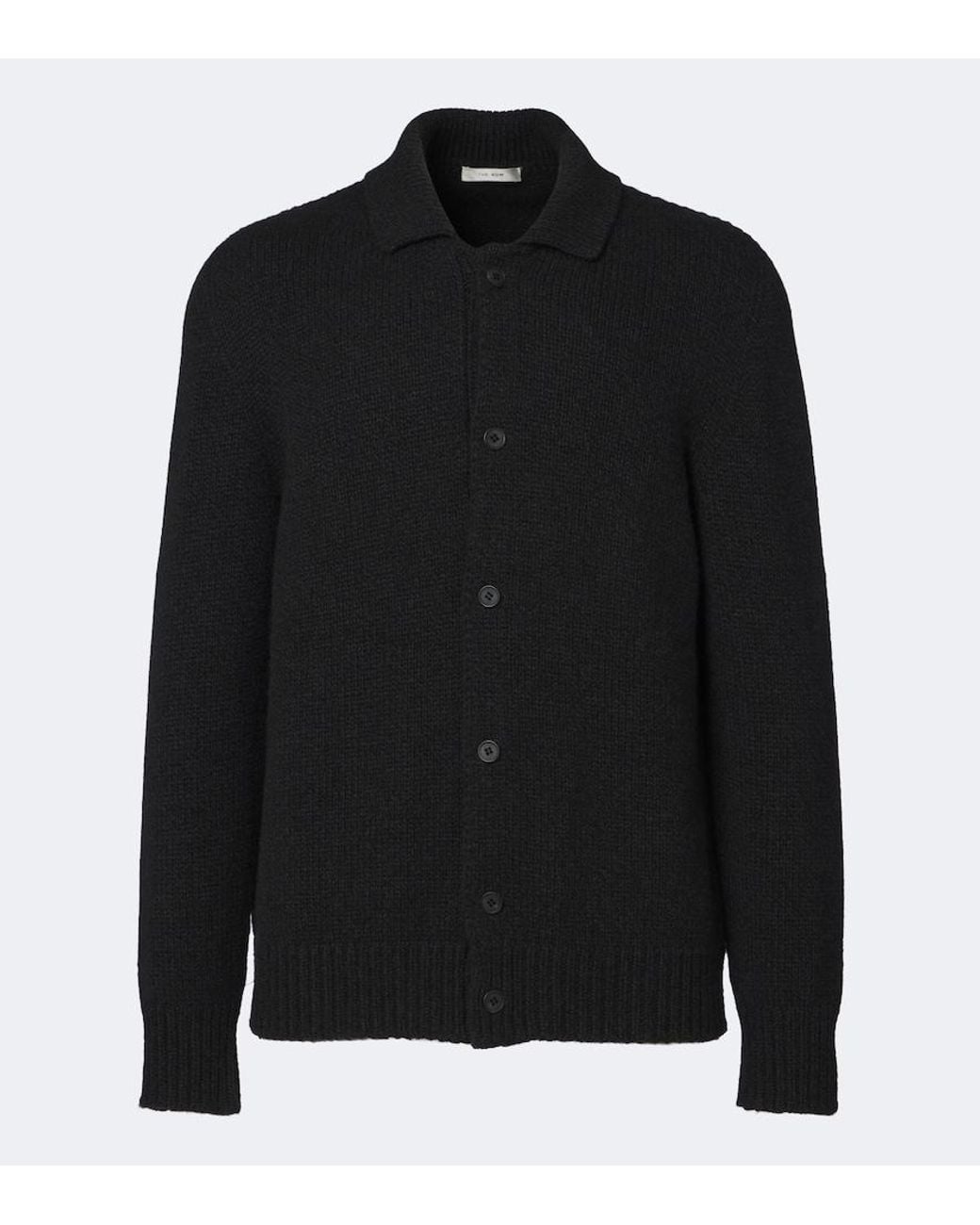 The Row Black Ardor Cashmere Cardigan for men