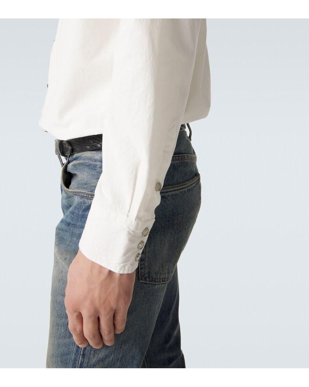 RRL White Buffalo West Denim Shirt for men