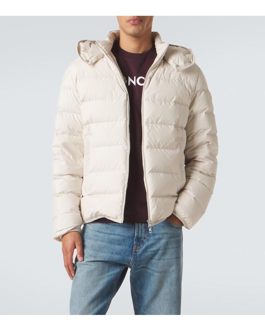 Moncler Natural Montbrocq Down Jacket for men