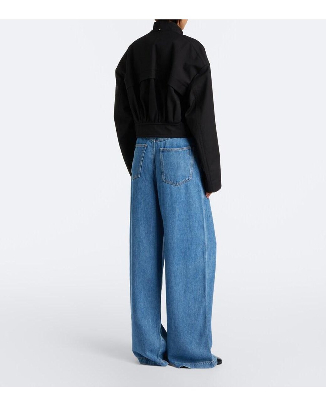 Sportmax Blue Wide-Leg Jeans