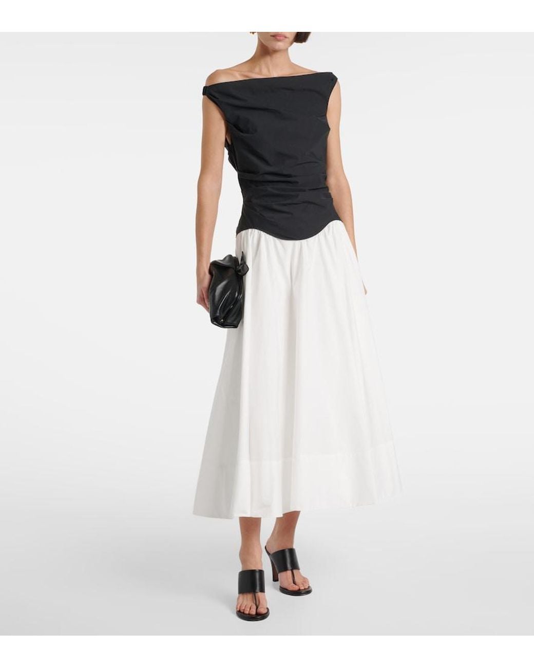 Jonathan Simkhai White Cersei' And Off-Shoulder Midi Dress