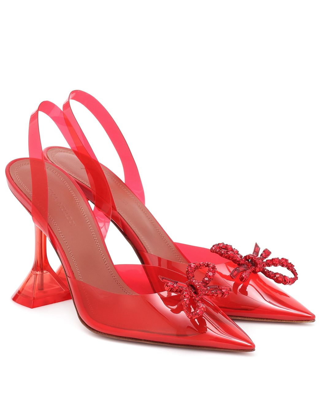 amina muaddi rainbow pumps