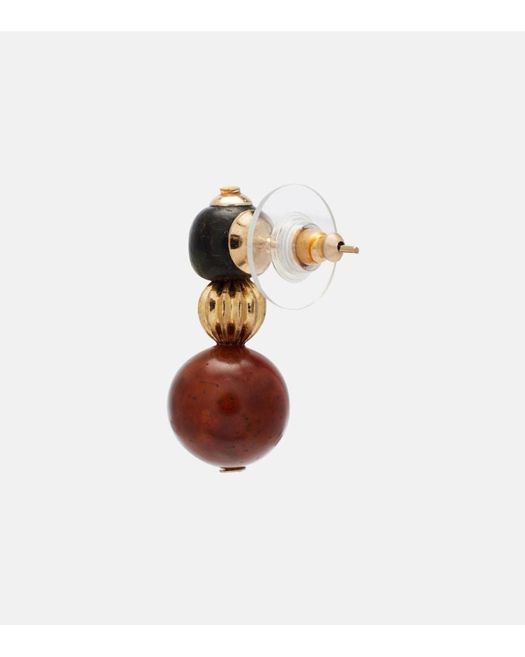 Jennifer Behr Metallic Asher Beaded Drop Earrings