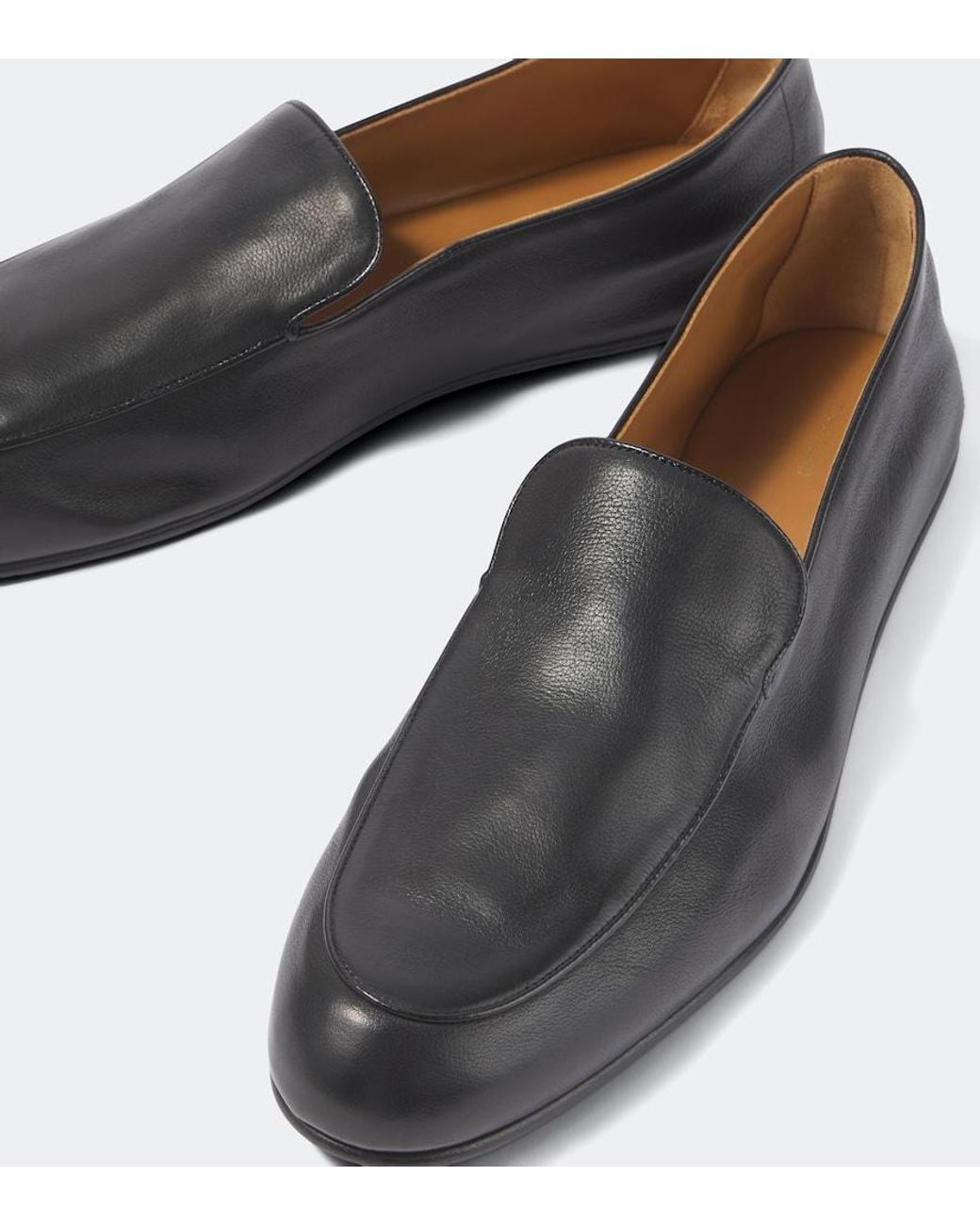 Tom Ford Gray Leo Leather Loafers for men