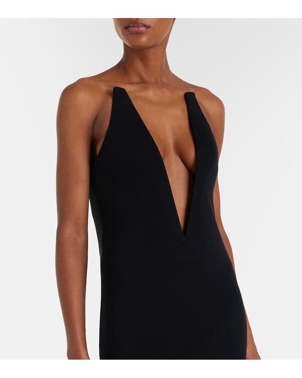 Tom Ford Black Impossible Crepe Jersey Gown