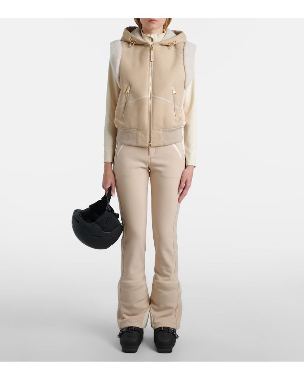 Bogner Natural Finel Suede Ski Jacket
