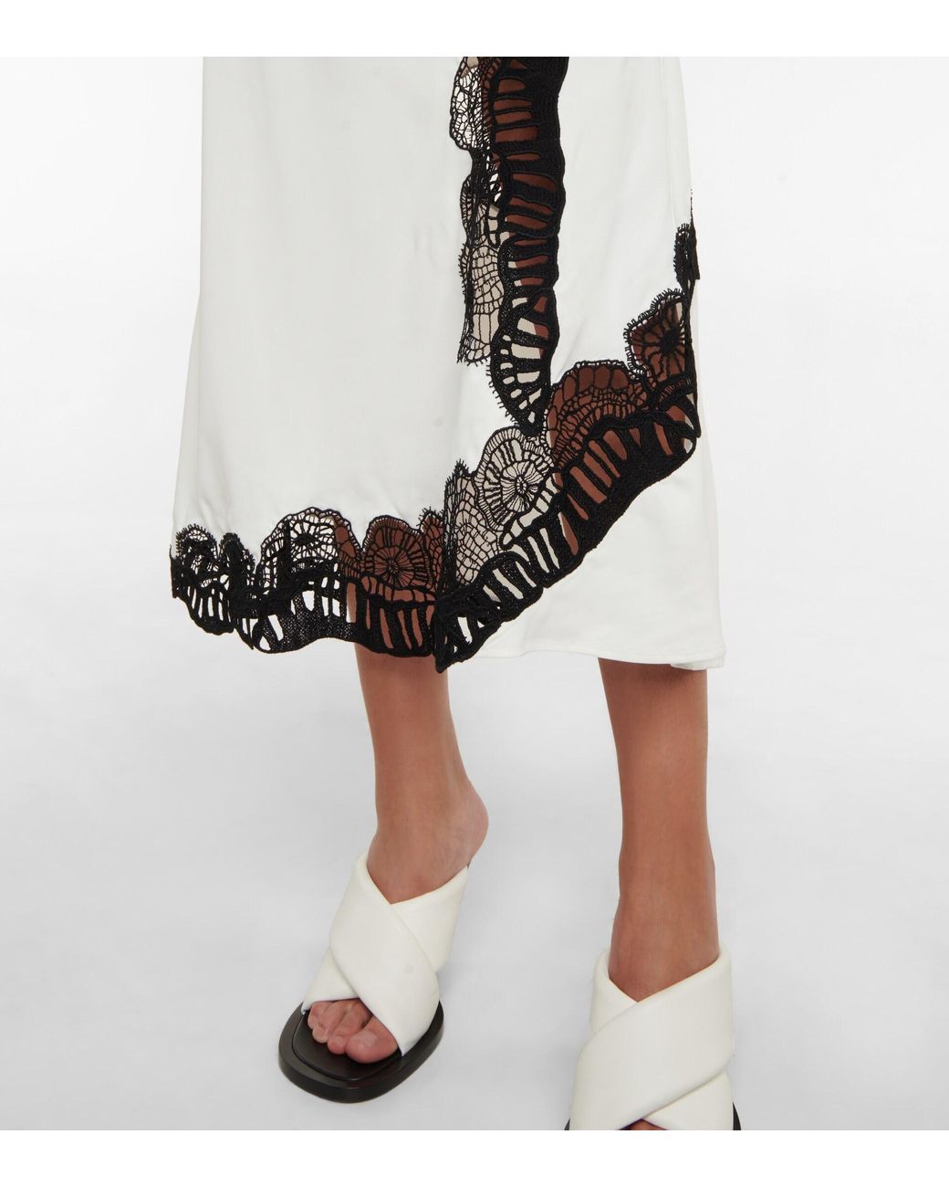 lace detail bodycon dress Tender Kiss Black Bodycon Lace Mini Dress | Flared Sleeves