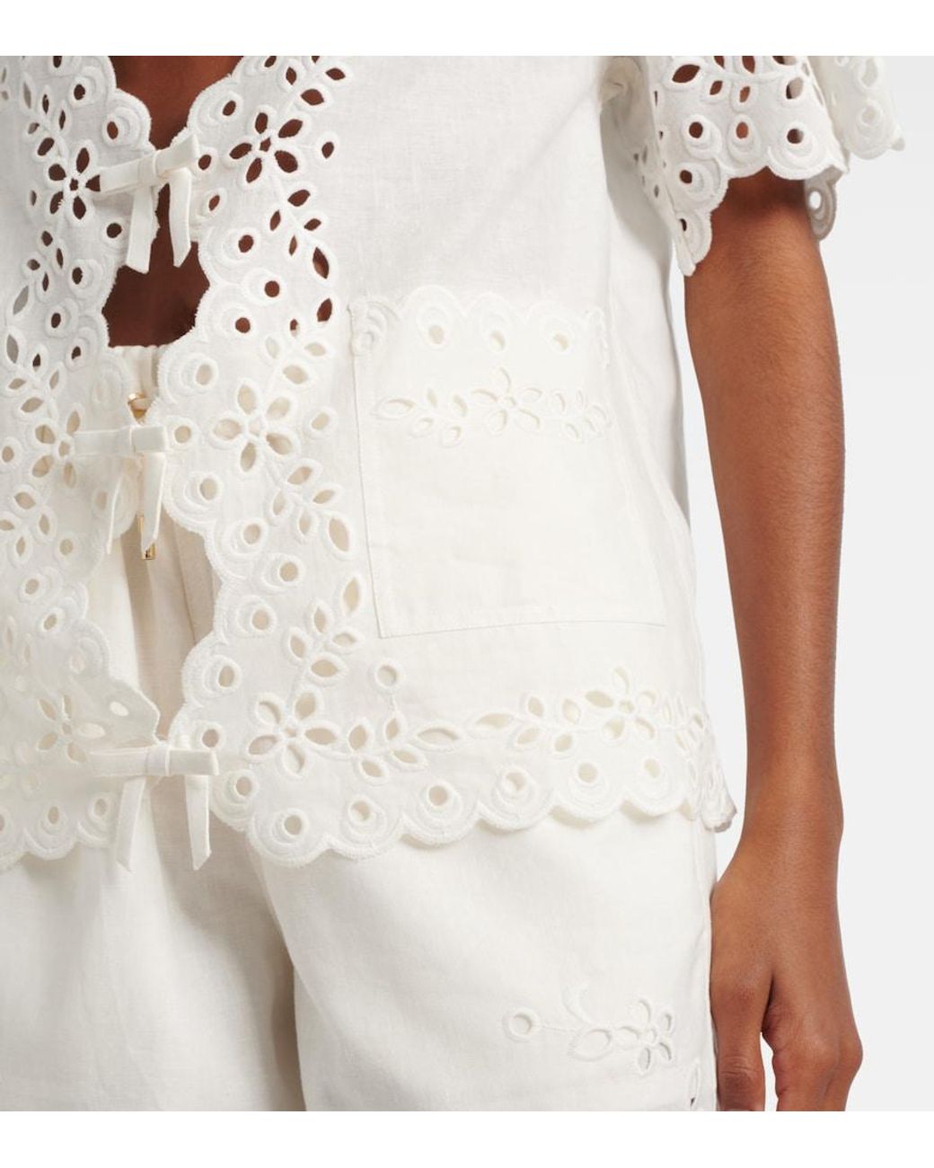 Top di Self-Portrait in White