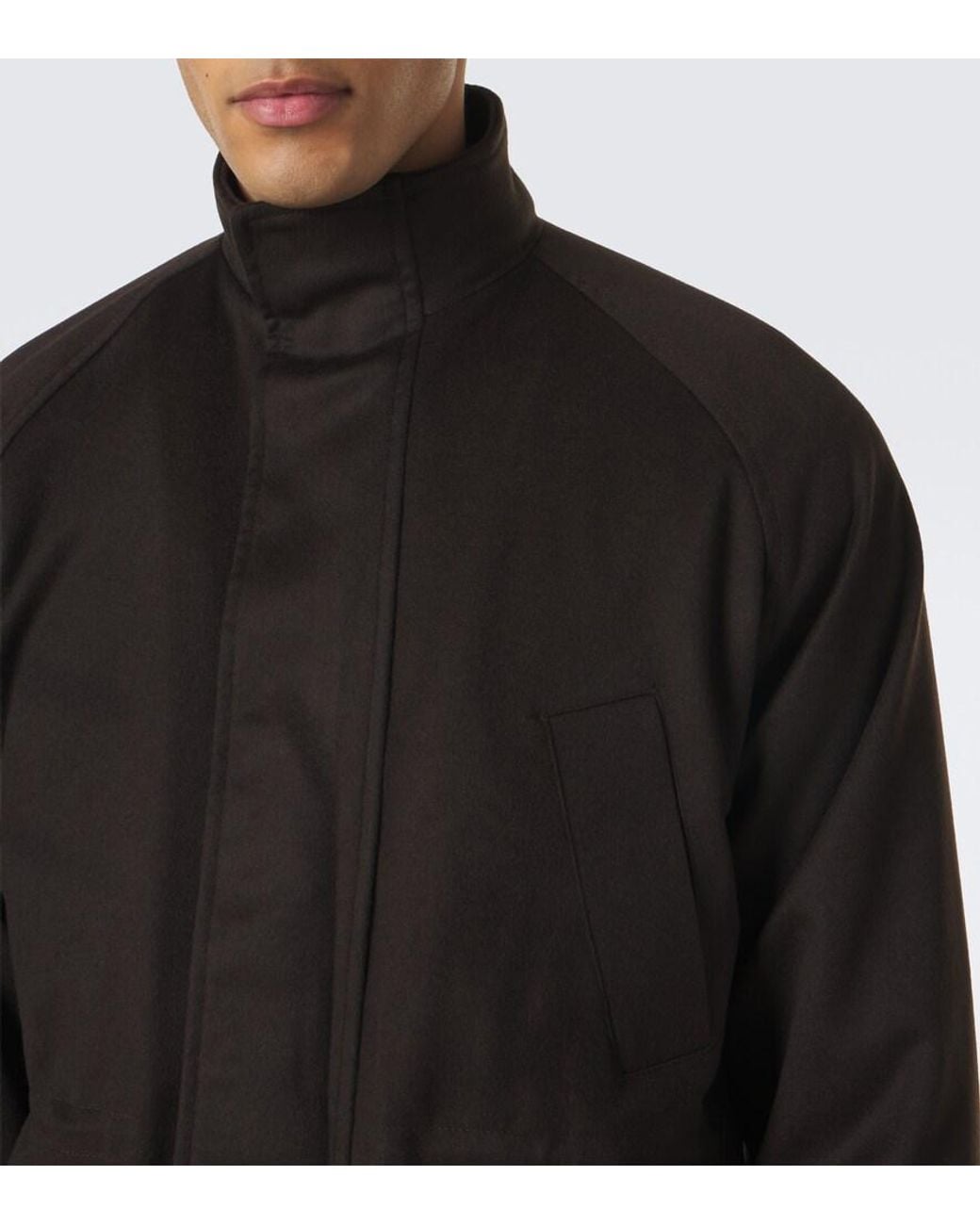 STÒFFA Black Cashmere Jacket for men