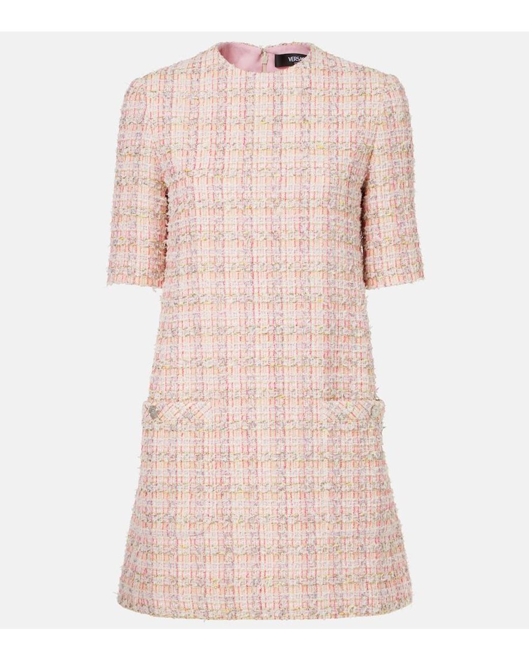Versace Pink Short Dresses