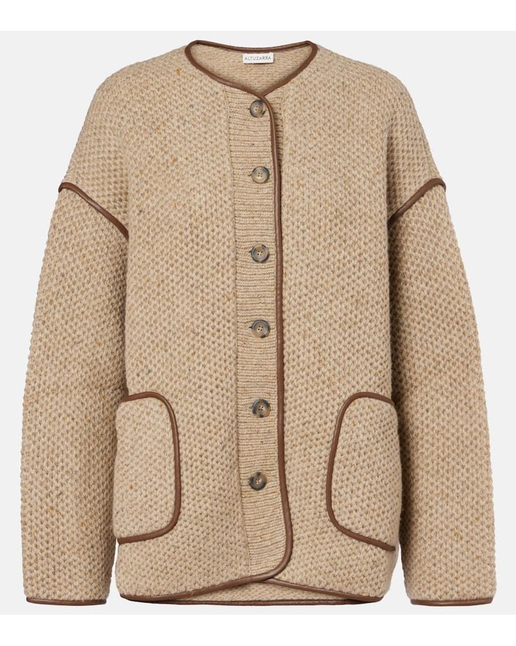 Altuzarra Natural Medrano Wool-Blend Jacket