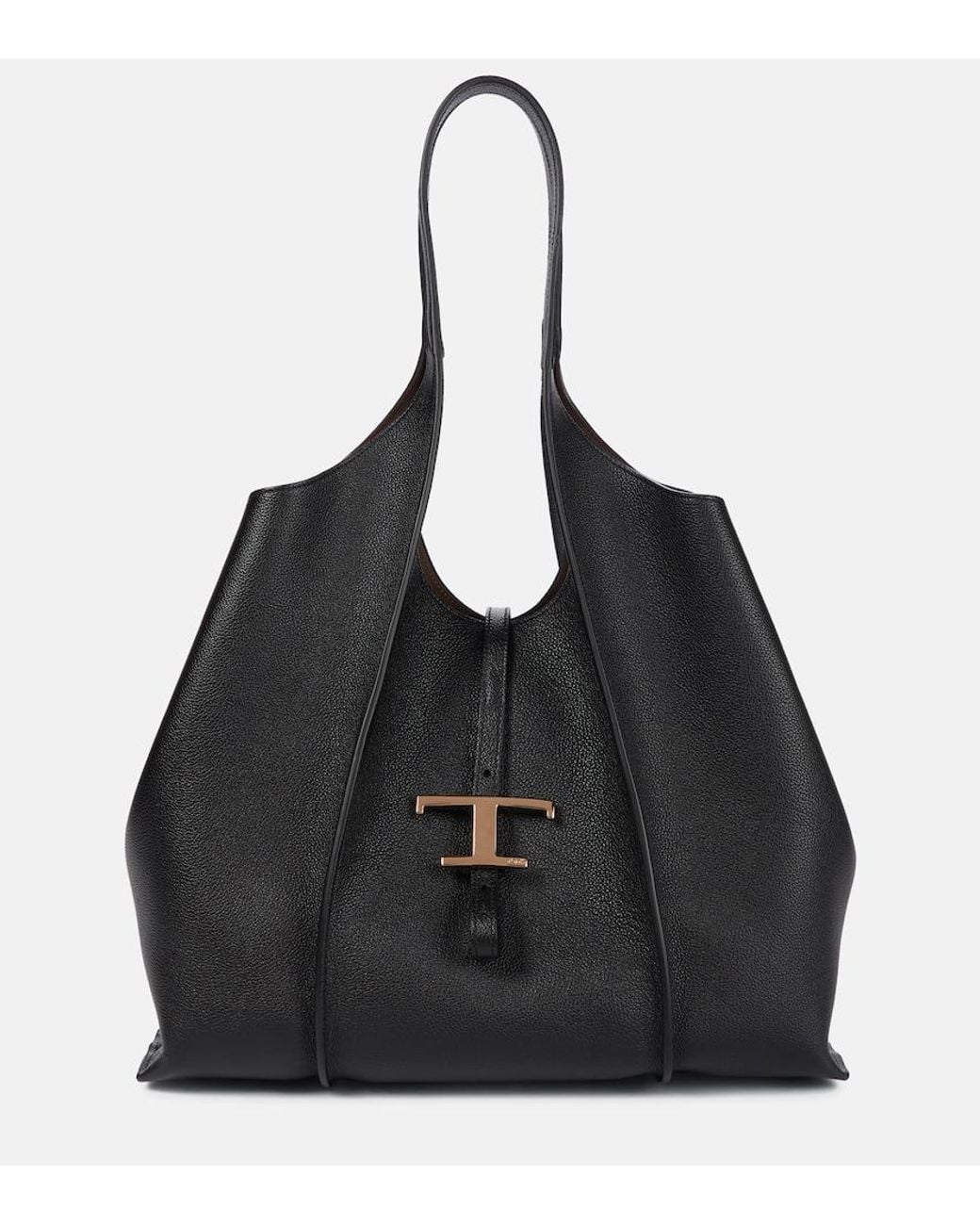 Tod's Black Timeless Medium Leather Tote