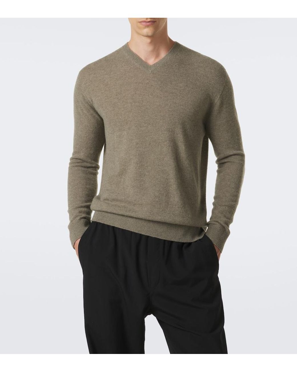 The Row Green Thamm Cashmere Sweater for men