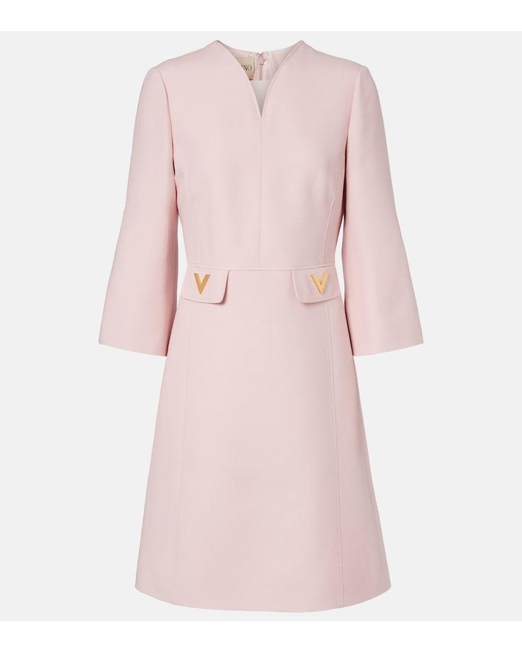 Valentino Garavani Pink Crepe Couture Minidress