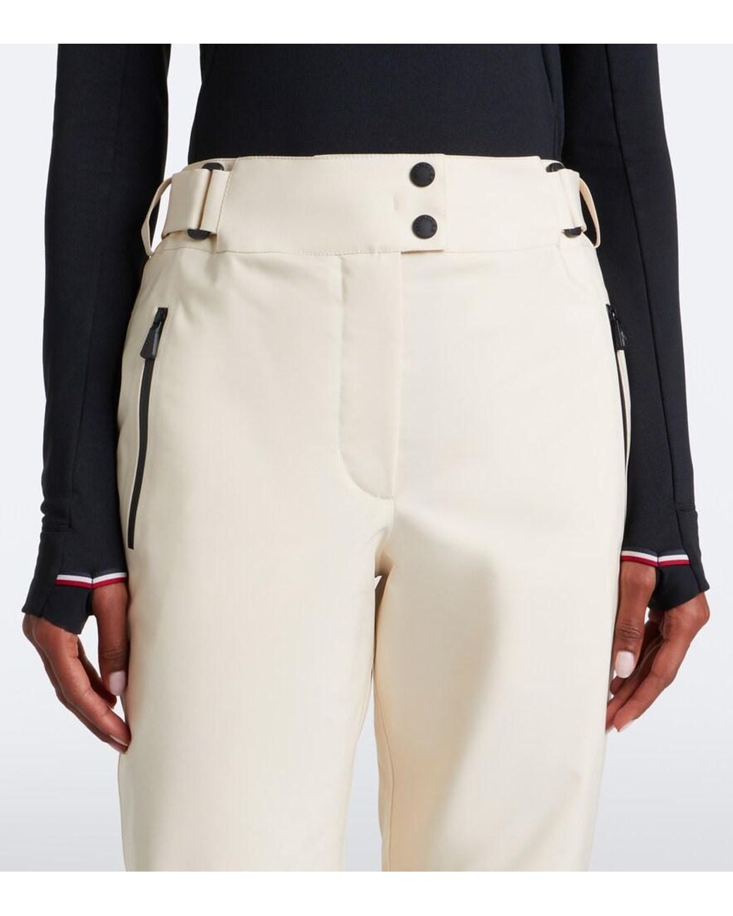 Moncler Natural Technical Ski Pants
