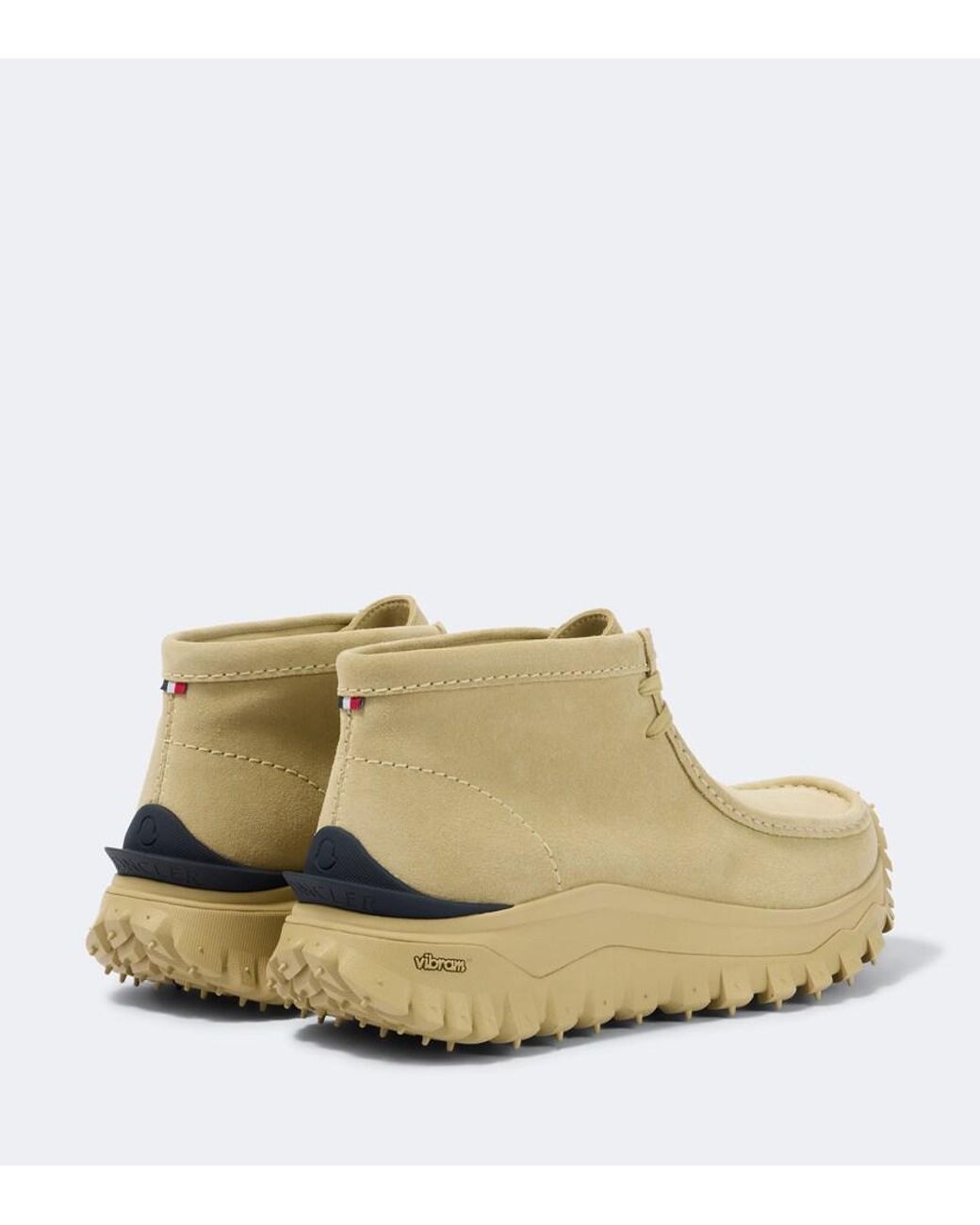Moncler Natural X Clarks Trailgrip Wallabee Gtx Suede Sneakers for men