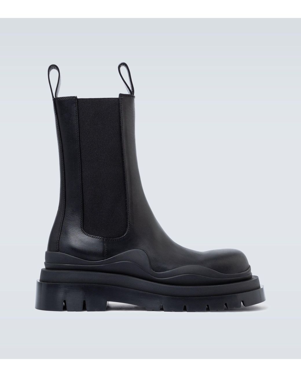 bv tire leather chelsea boots