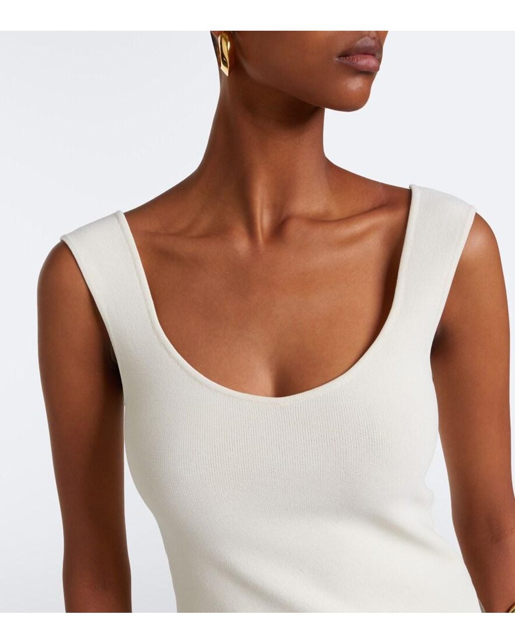 Rohe White Knitted Top