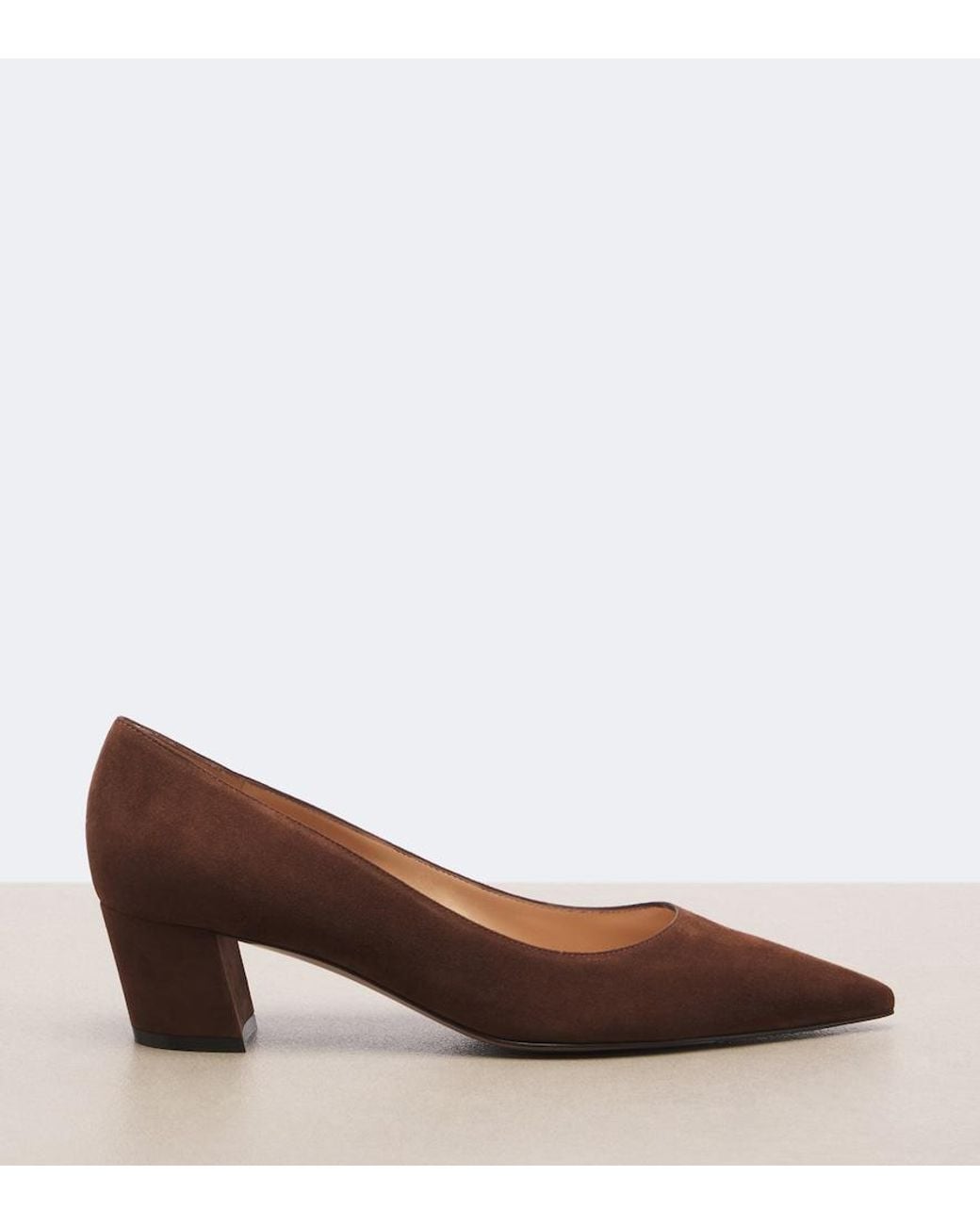 Gianvito Rossi Brown Aylin Suede Pumps