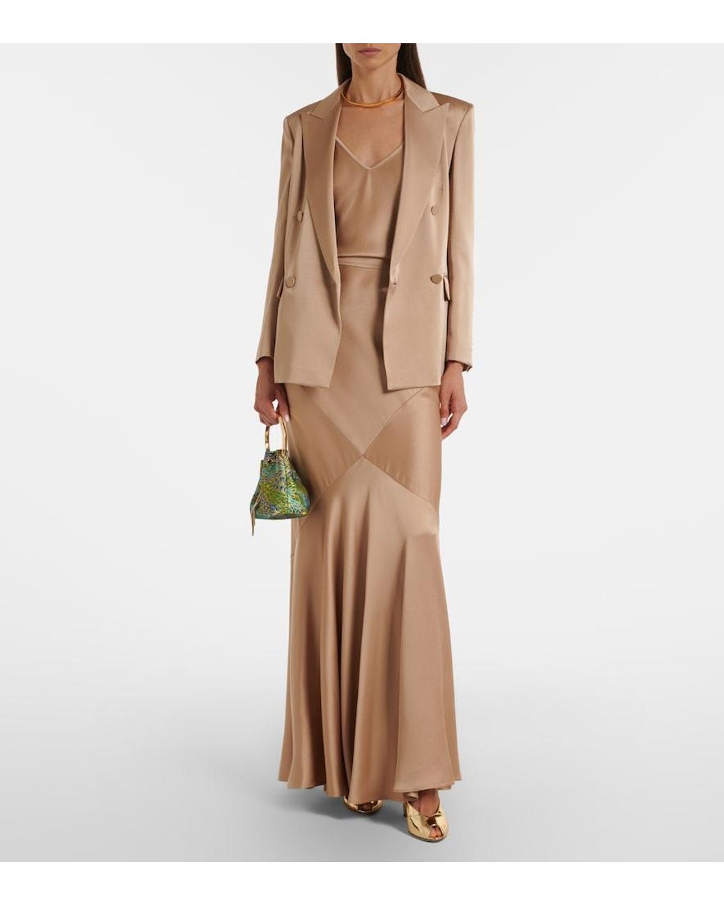 Max Mara Natural Satin Camisole