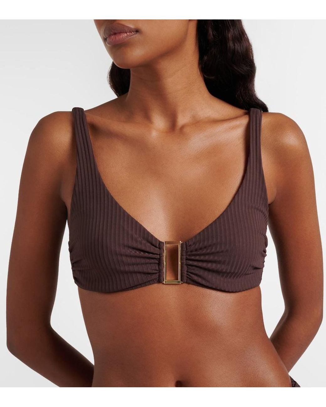 Melissa Odabash Purple Bikini-Oberteil Bel Air