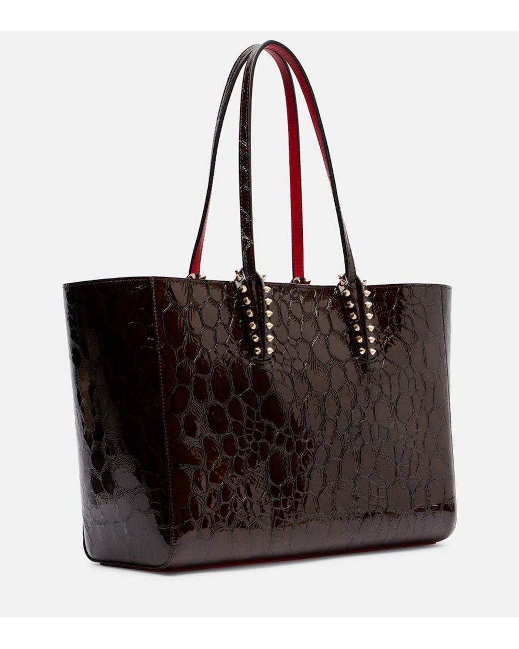 Christian Louboutin Black Cabata Medium Leather Tote Bag
