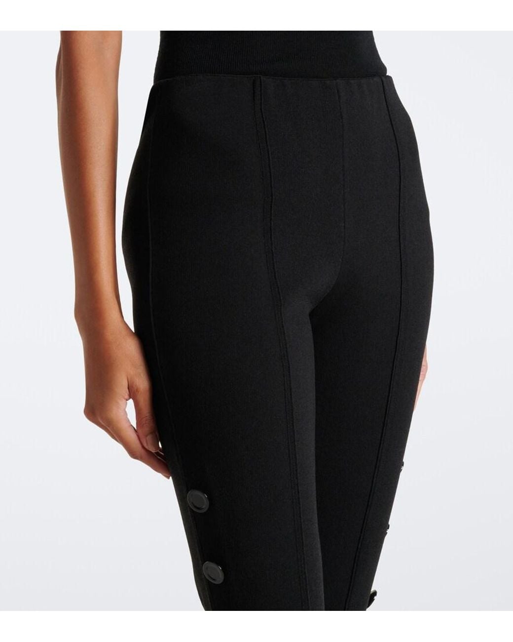 Proenza Schouler Black Martina Flared Pants