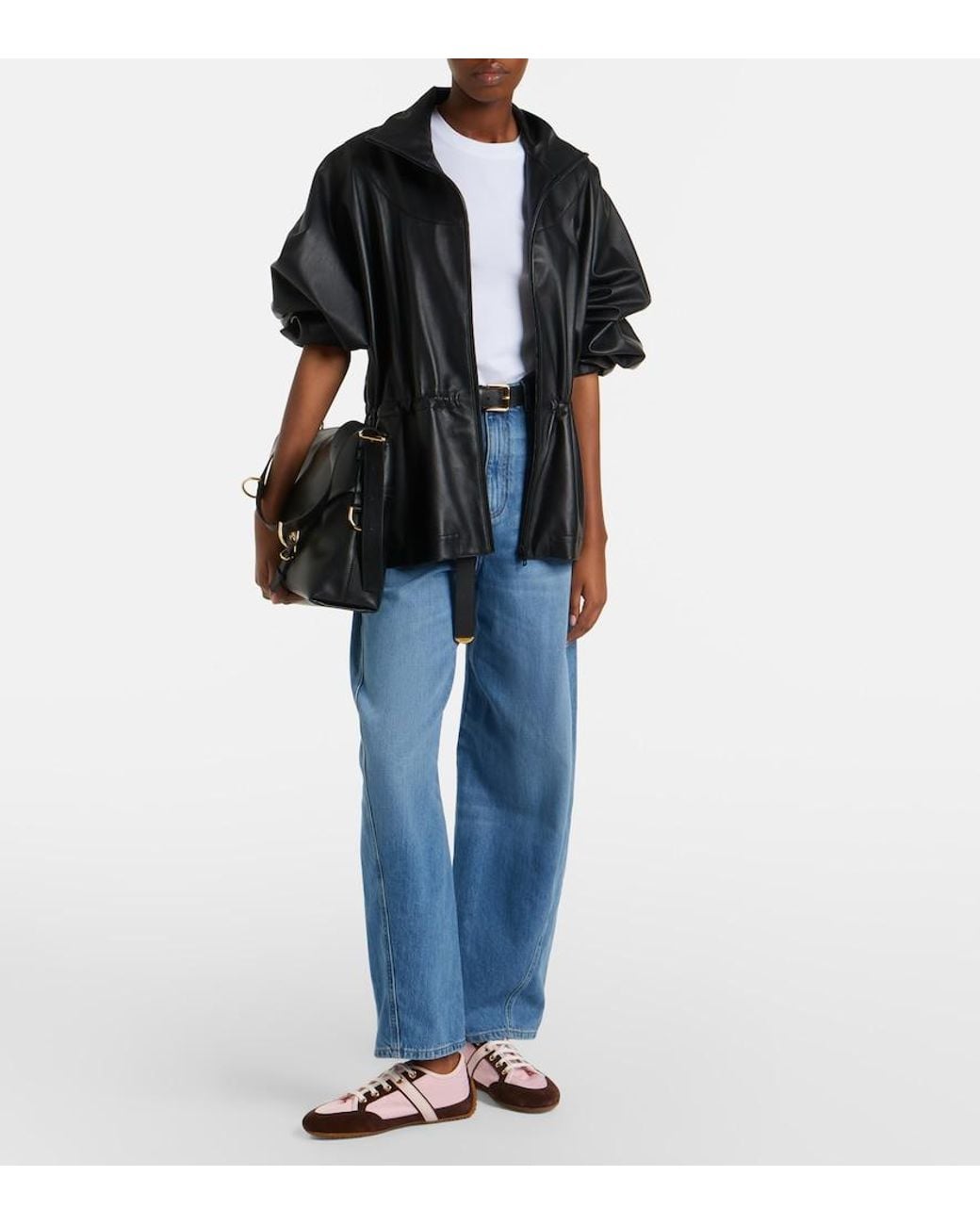 Givenchy Pink Slim Suede-Trimmed Sneakers