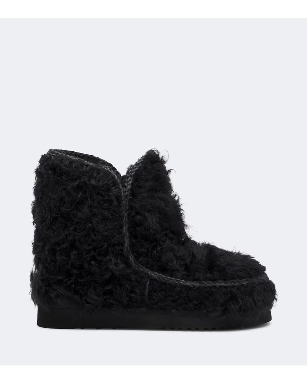 Mou Black 18 Chekiang Shearling Ankle Boots