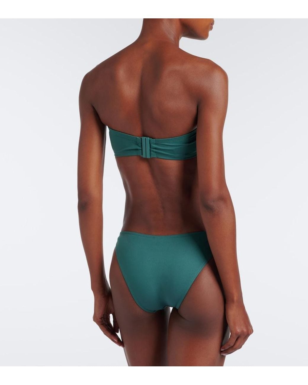 Eres Green Show Bandeau Bikini Top